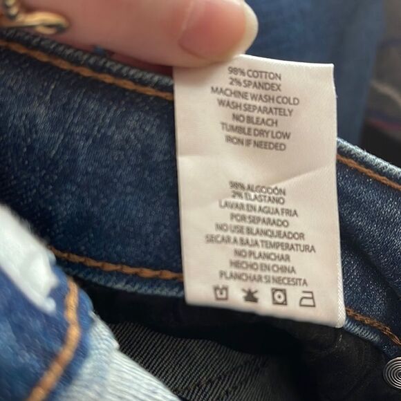 C’EST TOI Black Label mid rise button fly down wide flare jeans bell bottom 7 27 - Picture 10 of 16